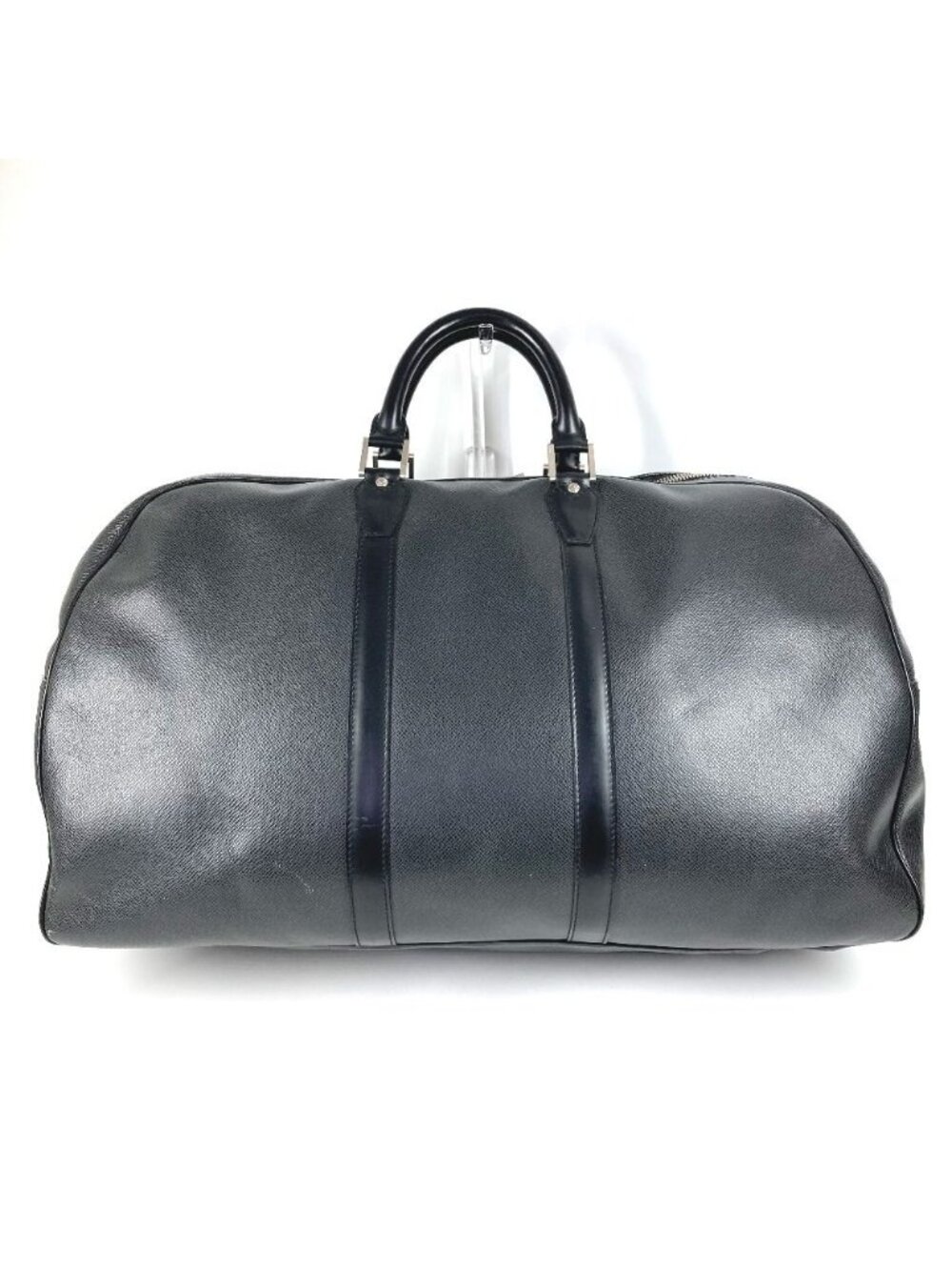 Louis Vuitton Boston Bag Kendall GM Taiga Leather Ardoise Black - Picture 2 of 9